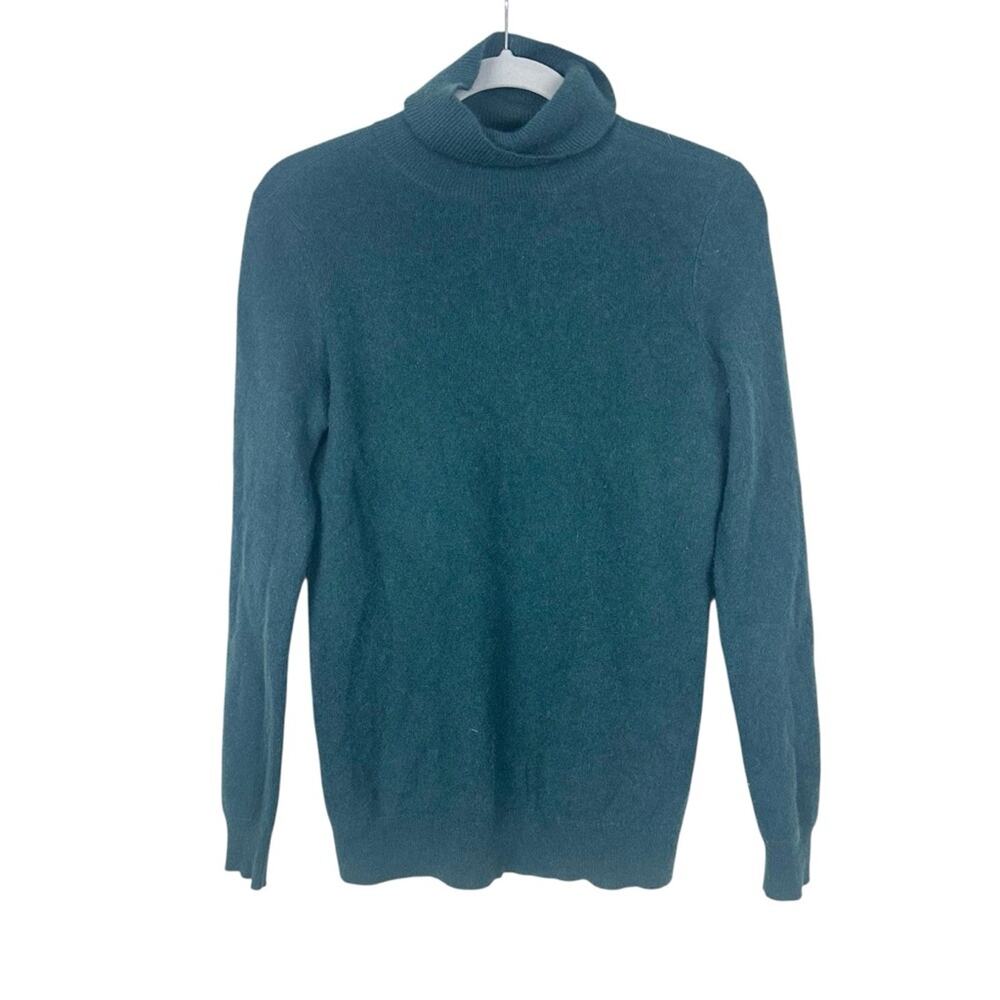 Bloomingdales Cashmere Turtleneck Sweatshirt Small Slim Fit